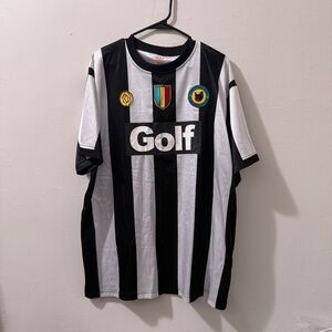 Golf Wang Black and White Striped Jersey